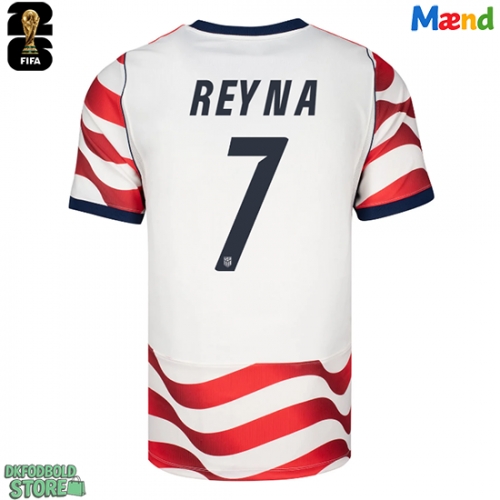 Forente stater Giovanni Reyna #7 Replika Hjemmebanetrøje VM 2026 Kortærmet